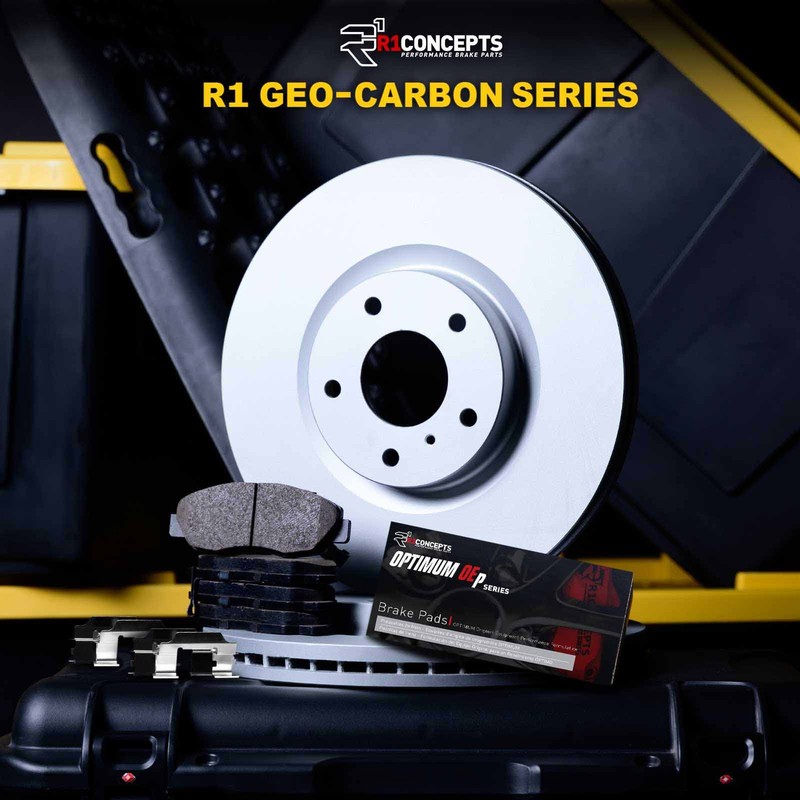 R1 Concepts Wduh1 31306 R1 Brake Rotors Carbon Coated W Optimum Oe Pads gallery