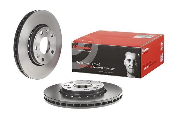 Front Brake Discs Internally Vented Coated + Pads Fits Nissan Renault BREMBO gallery