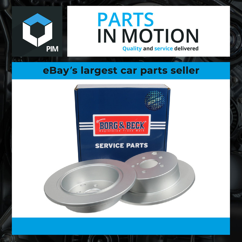 2x Brake Discs Pair Solid fits SUBARU XV GP3 1.6 Rear 2012 on 274mm Set B&B New