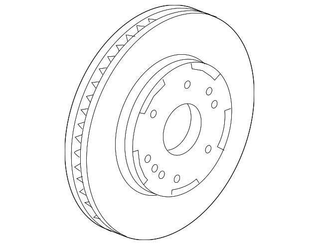 Genuine GM Disc Brake Rotor 13553983 gallery