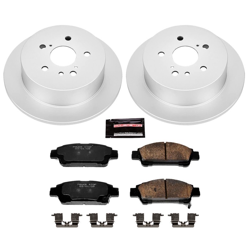 CRK5476 Powerstop Brake Disc and Pad Kits 4-Wheel Set Front & Rear for Sienna gallery
