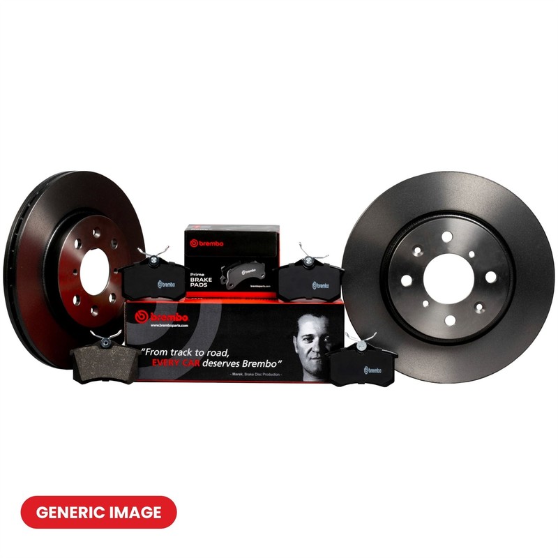 Rear Brake Discs + Pads Fits BMW 1 Series 2 Series 3 Series 4 Series BREMBO