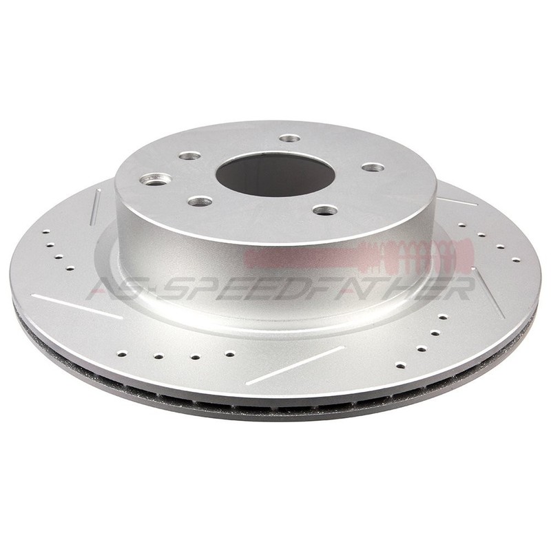 2X Front & 2X Rear Brake Rotors Drill Slot For M56 M37 2011-2013 gallery