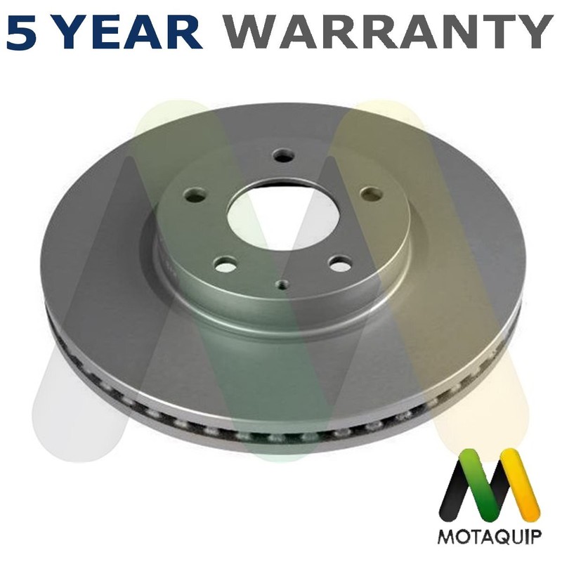 Motaquip Front 1x Brake Disc Fits Mazda 6 2012- 2.0 D 2.2 2.5 + Other Models