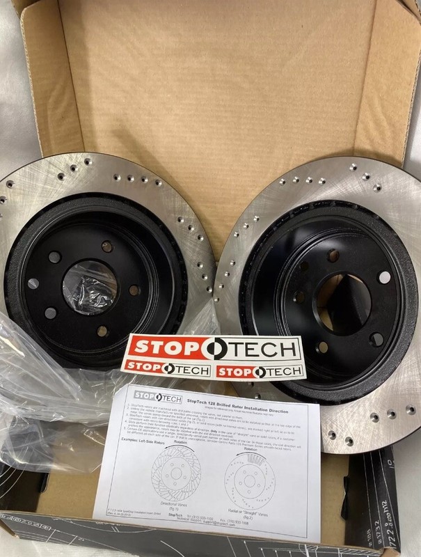 StopTech 979.42009F Sport Brake Kit Fits 06-10 G35 M35 M45 As Per Description gallery