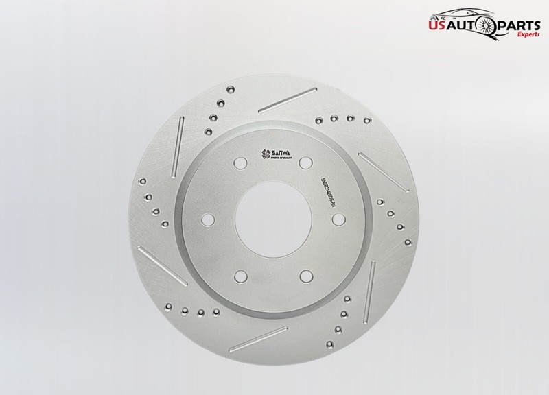 SANWA FRONT R-H BRAKE ROTOR DS VENTED&GEOMET COATED 320MM FOR NISSAN TITAN 05-07