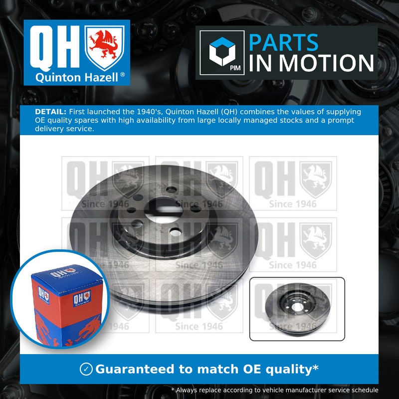2x Brake Discs Pair Vented fits CITROEN DISPATCH U6U 2.0D Front 00 to 06 285mm