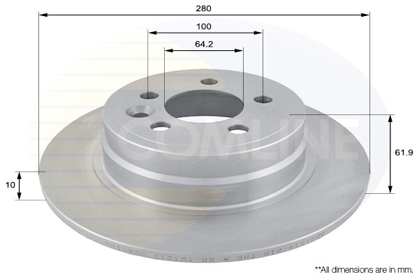 Fits Rover 75 MG ZT 1.8 2.0 CDTi D 2.5 + Other Models AZ Rear Brake Disc #1 gallery