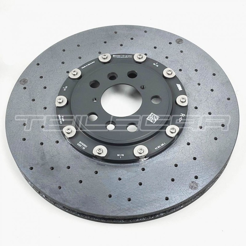 OE BMW M8 M5 F90 F91 F92 NEW R Rear Brake Disc Ceramic 34217991108 gallery