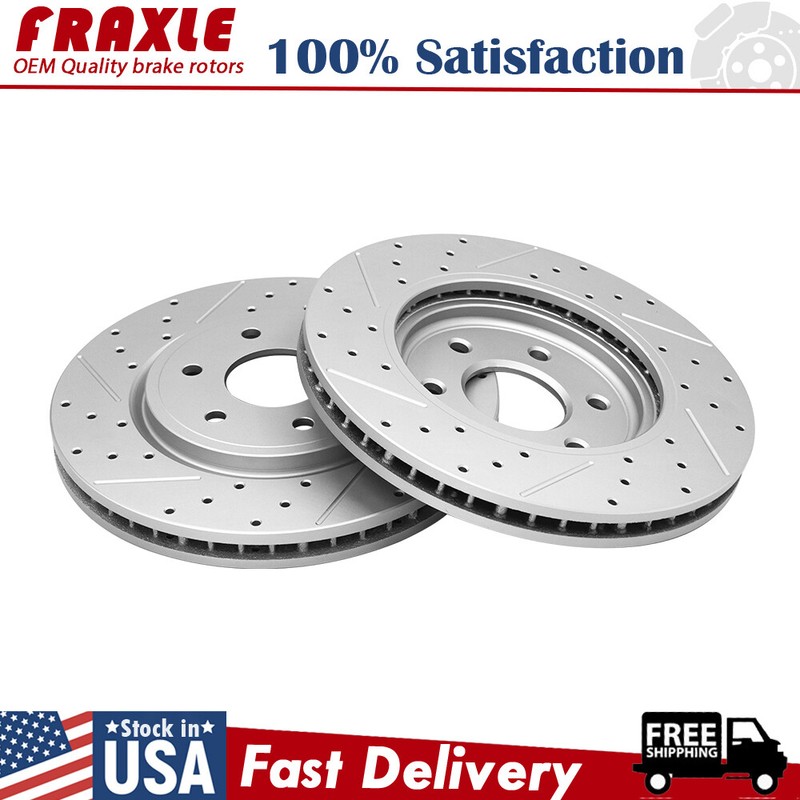 2pc Front Disc Brake Rotors For Nissan Frontier Pathfinder Xterra Suzuki Equator