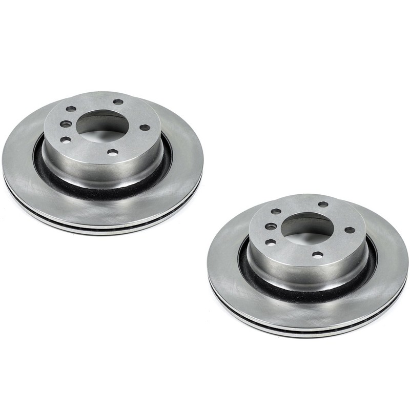 SET-P15EBR670-2 Powerstop 2-Wheel Set Brake Discs Rear for E86 Z Series E85 Z4