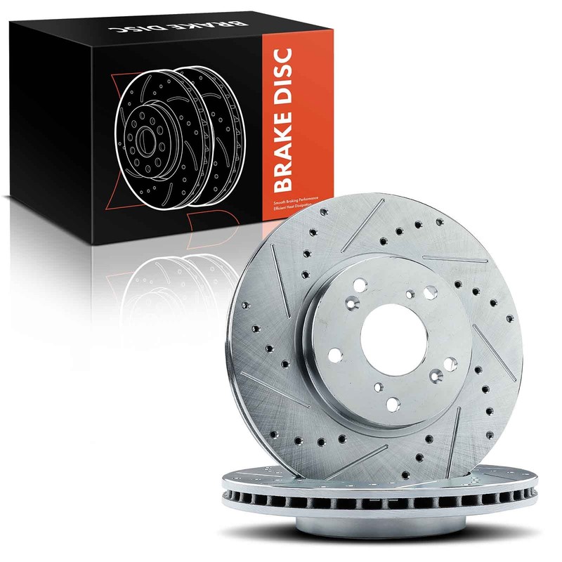 Front Side Drilled Brake Rotors for Acura Csx Honda Accord Cr-V Civic Element gallery