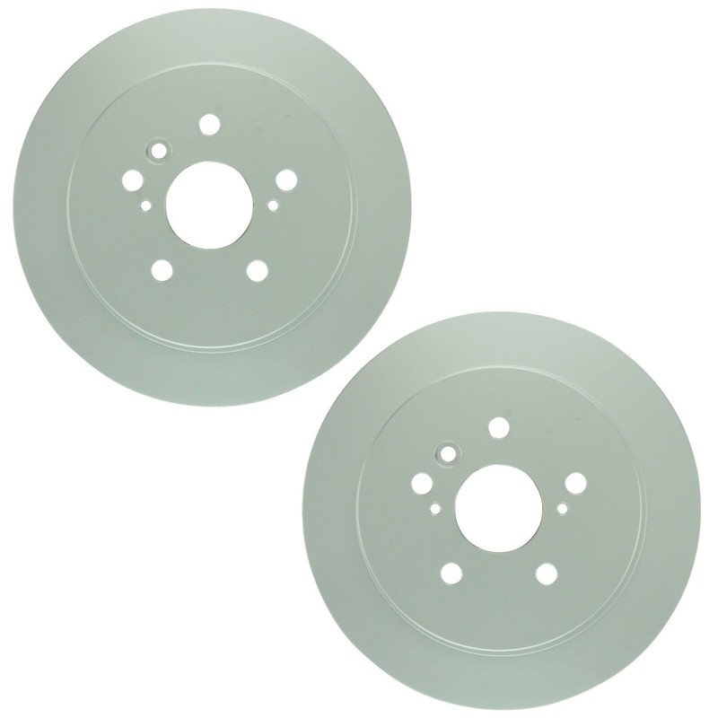 Bosch Pair Set of 2 Rear Solid 309mm Disc Brake Rotors For Toyota Highlander
