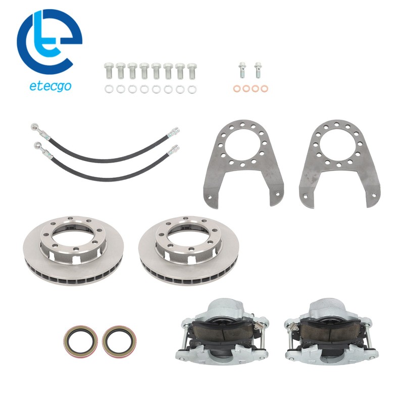 14 Bolt Complete Disc Brake Conversion Kit 10.5 SRW 1973-1988 For GM Disk Brakes