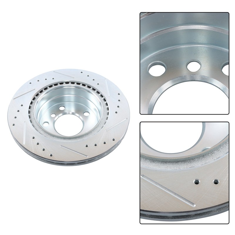 S-12134143 0857021 Rear Brake Disc & Pad Set For BMW 320i 2013-2018 2.0L gallery