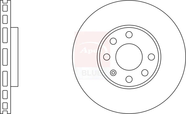 2x Brake Discs Pair Vented fits VAUXHALL ASTRA G 1.8 Front 98 to 05 256mm Set
