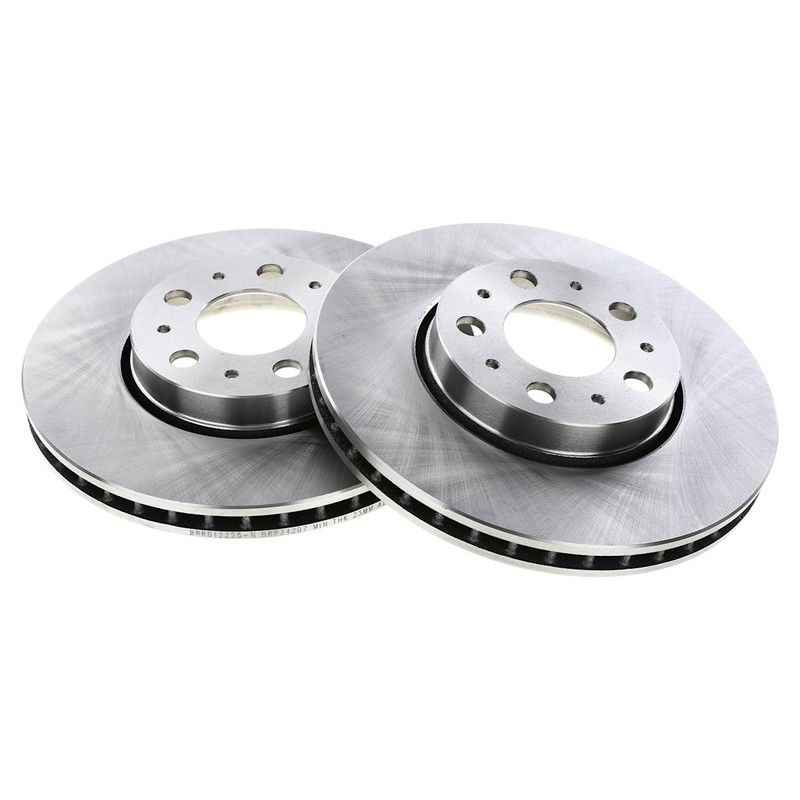 2-Wheel Set Brake Discs Front for Volvo S60 XC70 V70 S80 1999-2006