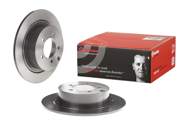Brembo Rear Left or Right 302mm Coated Disc Brake Rotor For Chrysler Dodge Jeep