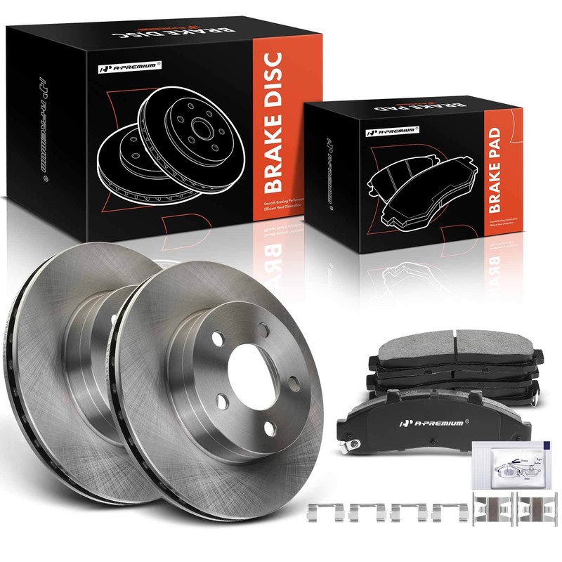 Disc Brake Rotor & Brake Pads Front for Ford Explorer 1995-2001 Ranger Mazda 4WD