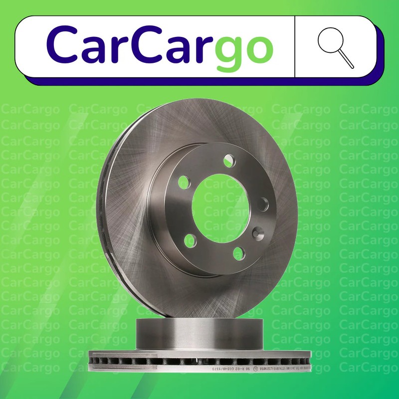 Front Brake Discs x2 FOR Vauxhall Movano 2.3 CDTI FWD 2010- Vented 302mm