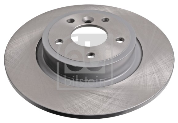 2x Febi 108585 Rear Brake Discs Pair 300mm Solid Fits Jaguar Xe Xf