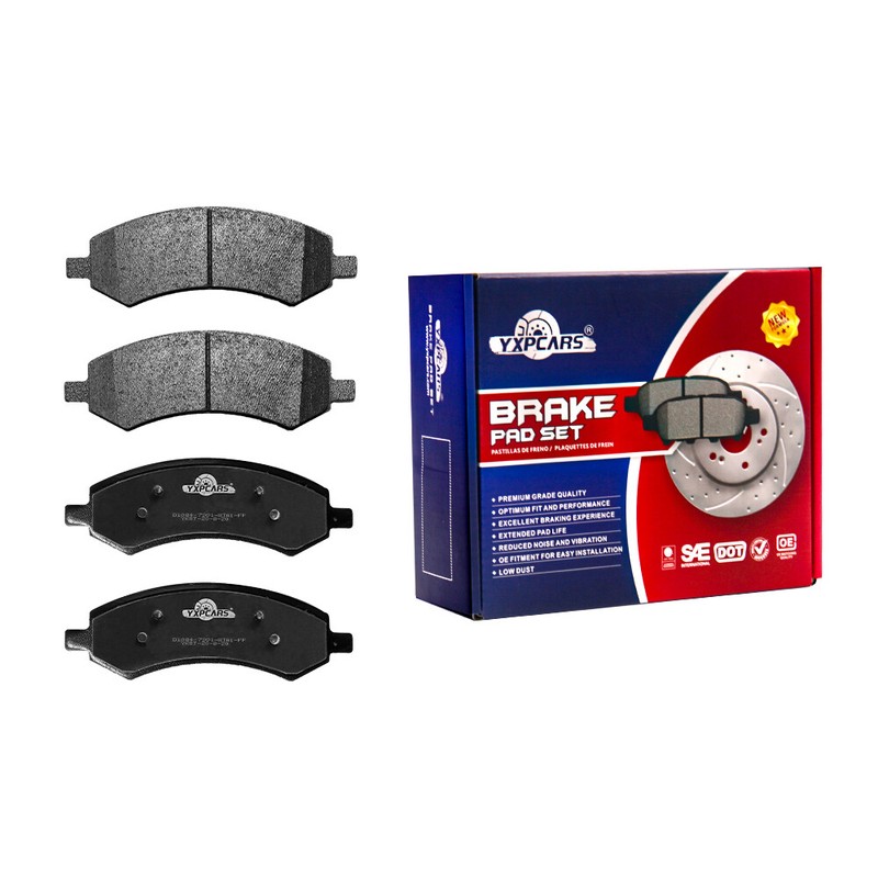 Front Drilled Brake Rotors & Ceramic Pads for Dodge Ram 1500 Chrysler Aspen gallery