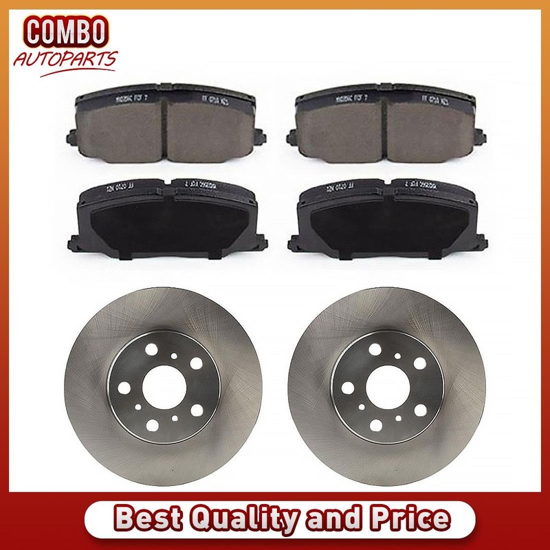 Front Disc Brake Pad Set Disc Brake Rotor fits 1988-1993 Toyota Celica