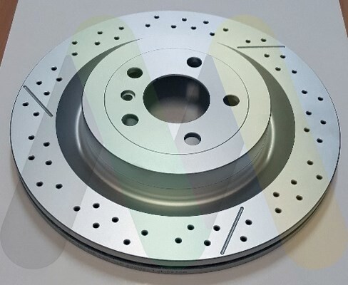 Fits Mercedes GL-Class GLE GLS M-Class PV Rear 1x Brake Disc A1664230512 gallery