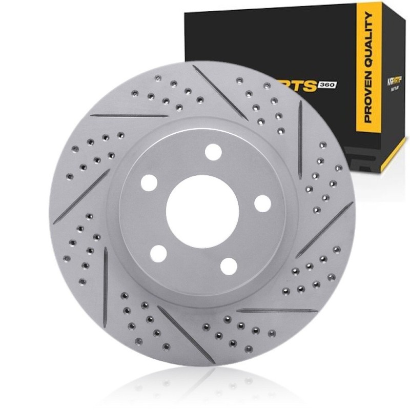 For Oldsmobile Regency 1997 1998 Rotor Set Front, Passenger Side | Vented Rotor