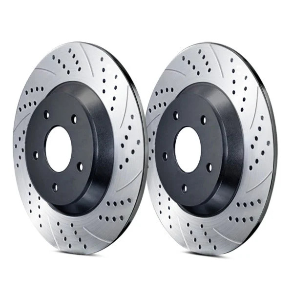For Honda Accord 05-20 ATL Autosports Double Drilled & Slotted Rear Brake Rotors gallery