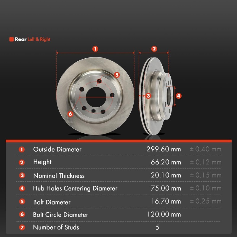 Front & Rear Disc Brake Rotors & Ceramic Brake Pads for BMW 328i 330i 428i 430i gallery