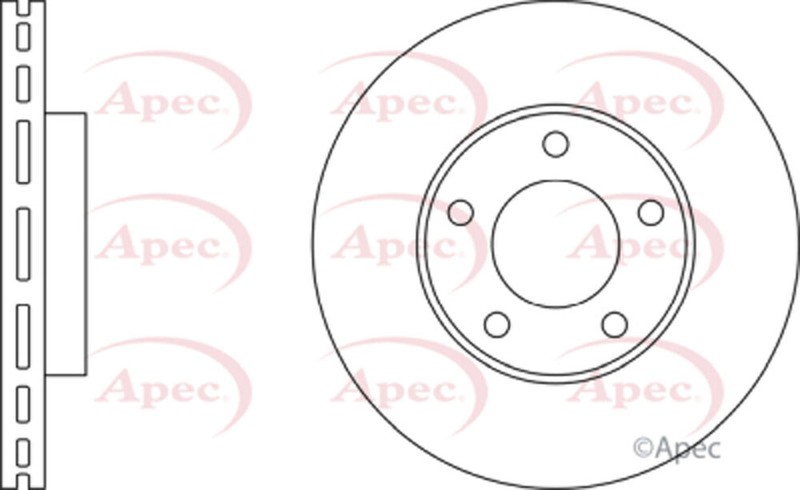 Fits Mazda 3 5 1.3 1.6 D TD 1.8 2.0 Brake Disc Front Apec BP4Y3325XB gallery