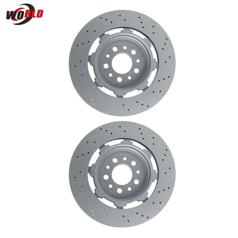 2x Rear Brake Rotors For 2017 2018 2019 2020 2021 2022 23 24 Alfa Romeo 2.9L V6 gallery