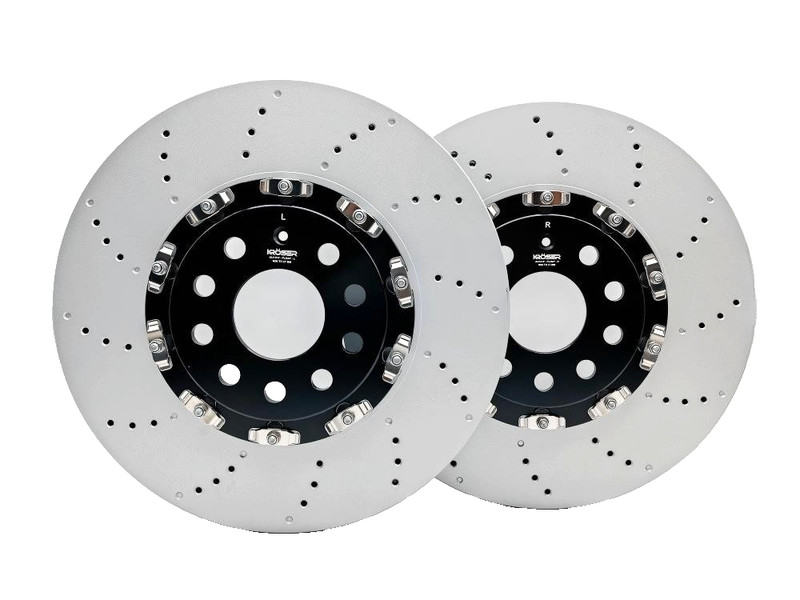 Floating Front Brake Rotor For AUDI A3 Q3 S3 VW CC GOLF PASSAT GTI JET AT TIgu