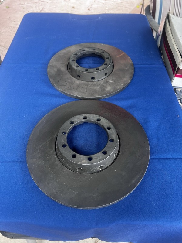 Rolls Royce Bentley REAR DISC Brake Rotors UG 14782 - '66 - '86 FACTORY NEW gallery