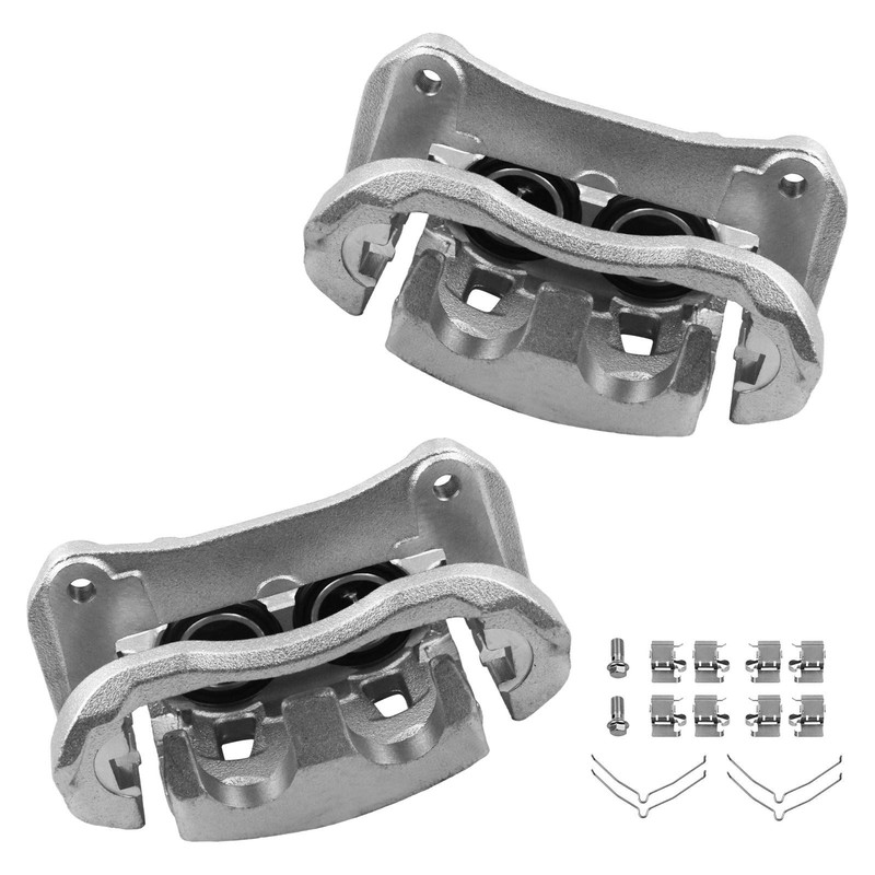Front Brake Rotors Pads Brake Caliper fits Toyota Sienna Highlander Lexus RX350 gallery