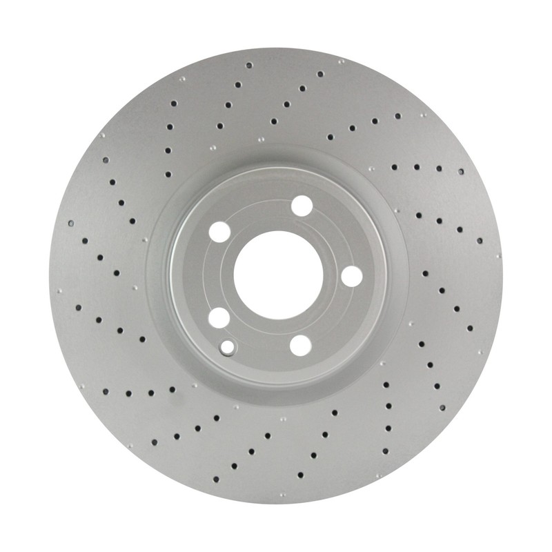 Hella 360mm Front Coated Drilled Disc Brake Rotor For Mercedes R231 SL550 gallery