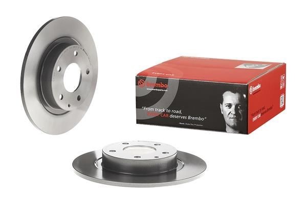 2X Brembo 08.C423.11 Rear Solid Brake Discs Fits Mazda 6 6 Atenza Cx-4