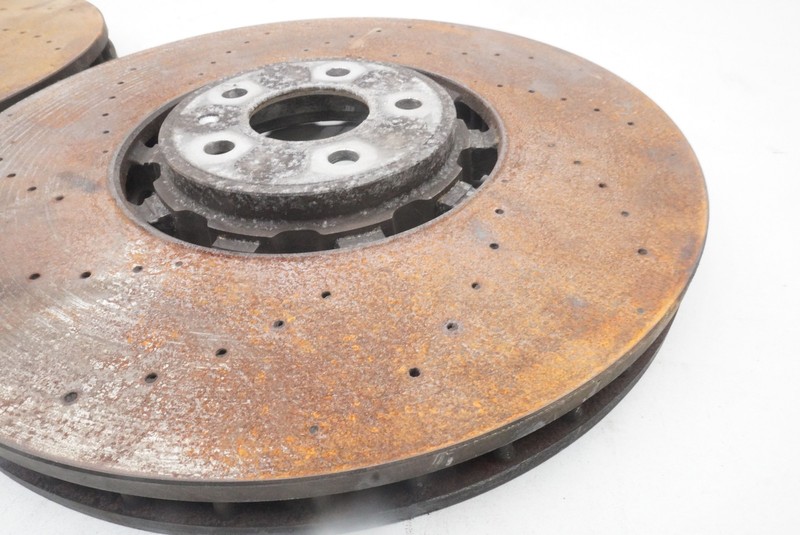 Set 2 Front Left Right Disc Brake Rotor 4M8615301D OEM Audi RSQ8 2020-25 gallery