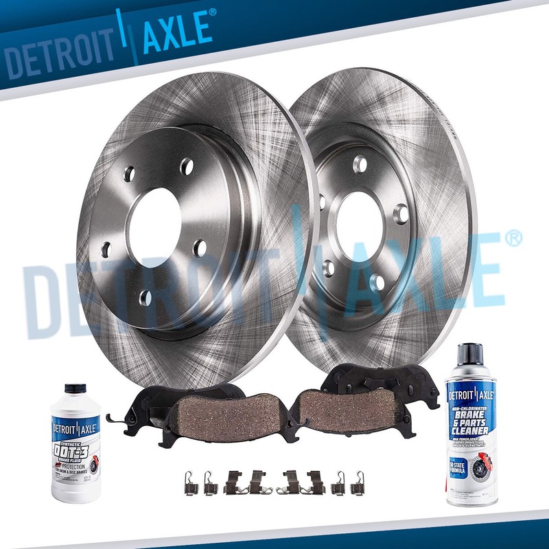 Rear Disc Rotors and Ceramic Brake Pads Kit for Lexus ES300 Toyota Camry Solara