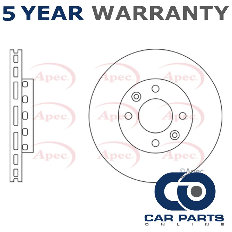 Brake Disc Front CPO Fits Kia Carens 2002-2007 1.6 1.8 2.0 CRDi OK2FA33251