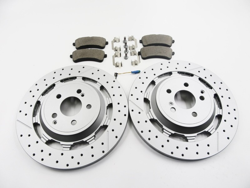 Mercedes Benz S63 S65 Amg rear brake pads and rotors A2224232012 A0004203700 gallery
