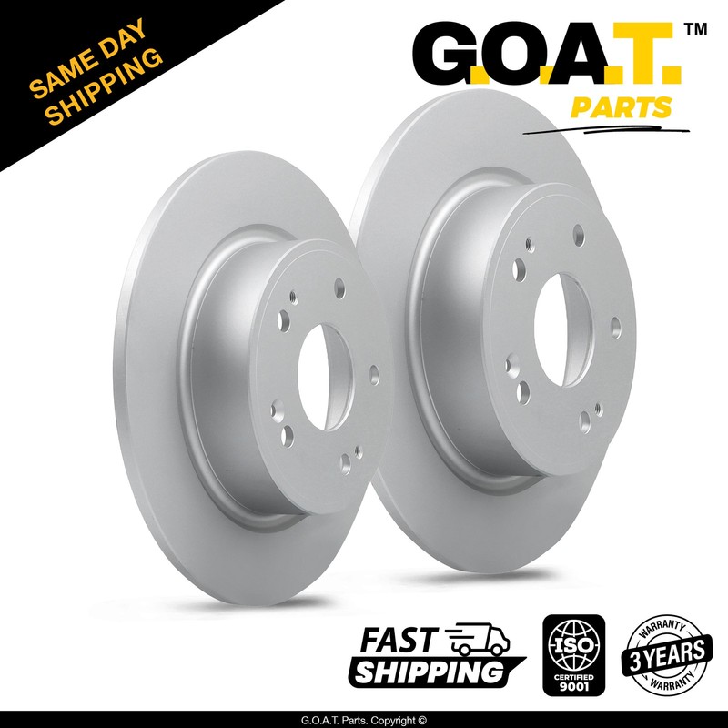 Rear Brake Rotors Set for 16-22 Acura ILX 09-14 TSX 05-24 Honda Accord 11.1 inch