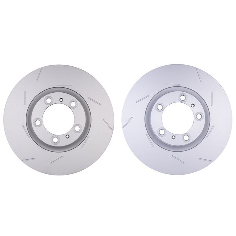 Hella Front 360mm Brake Rotors Kit For Panamera S Hybrid Base 4 Edition