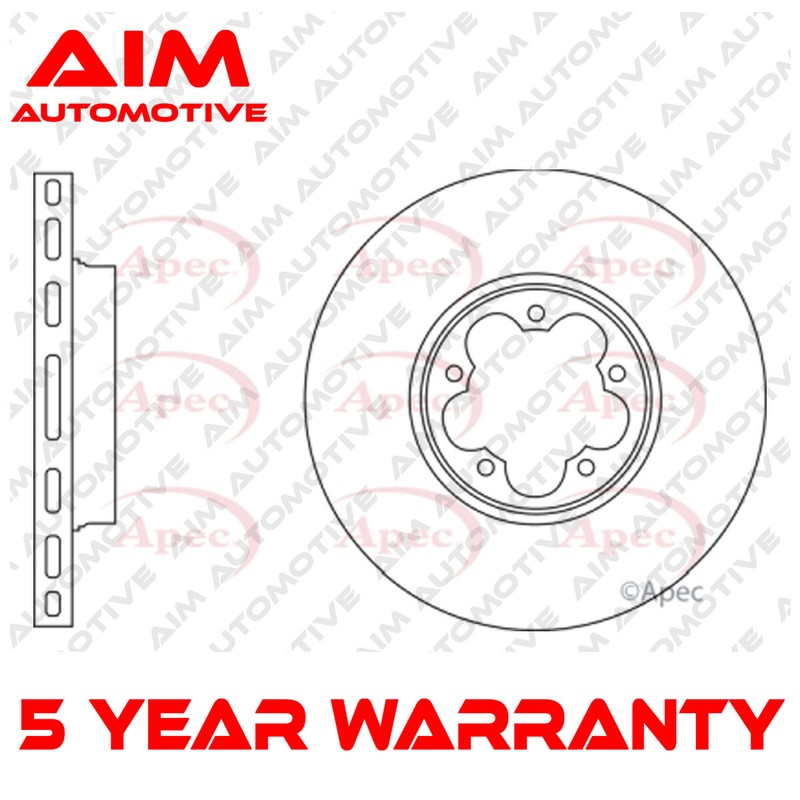 Brake Disc Front Aim Fits Ford Transit 2014-2020 2.0 D 2.2 dCi 1812200