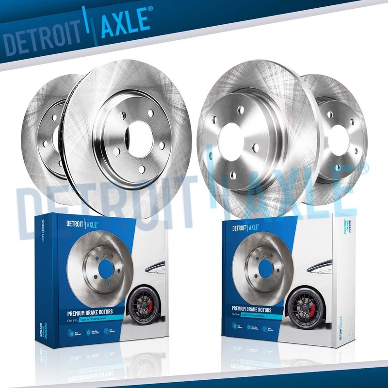 288mm Front & 245mm Rear Brake Rotors Rotor for 1999 – 2005 VW Passat 2WD