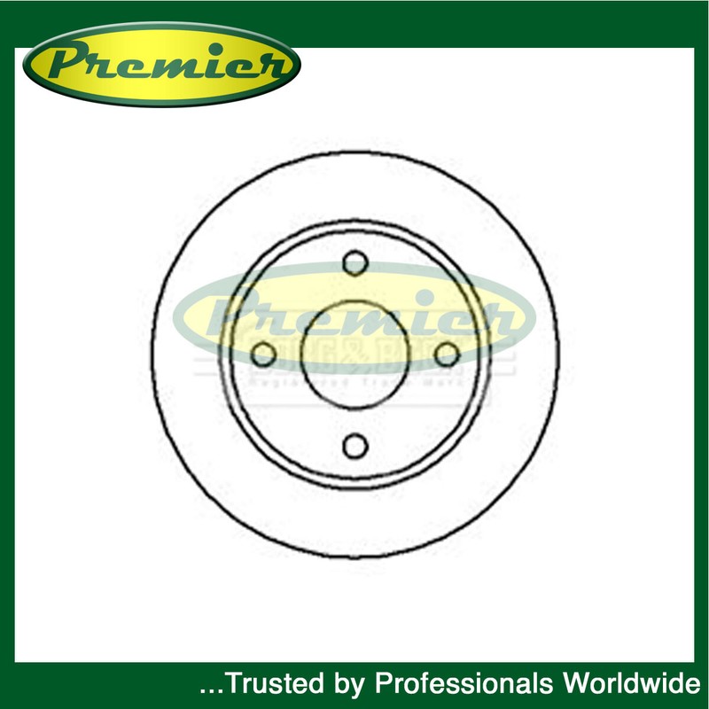 Premier Front 1x Brake Disc Fits Ford Ka Fiesta 1.2 1.3 1.4 1.8 D 96FX1125BA