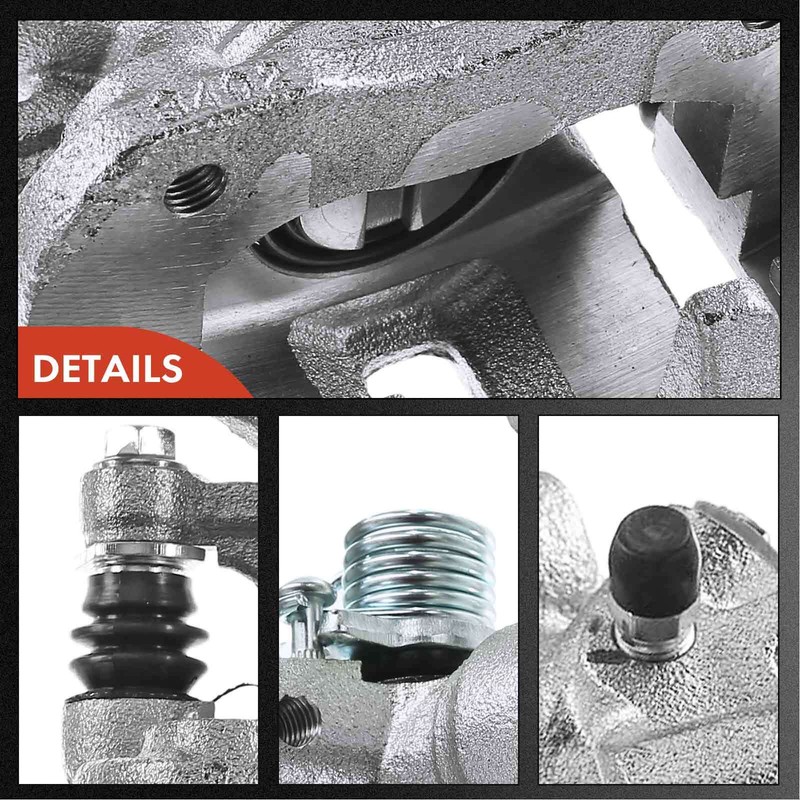 Drilled Rotor & Brake Pads + Calipers for Honda Accord 98-02 L4 2.3L Sedan Rear gallery