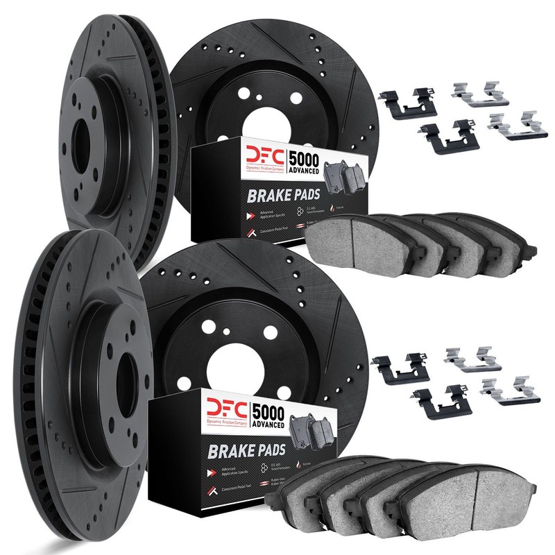 Dynamic Friction 8514-42009 Disc Brake Kit For 06-10 Jeep Grand Cherokee