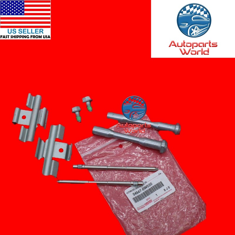 NEW GENUINE OEM LEXUS GS F LS460 RC F FRONT DISC BRAKE FITTING KIT 04947-0W020